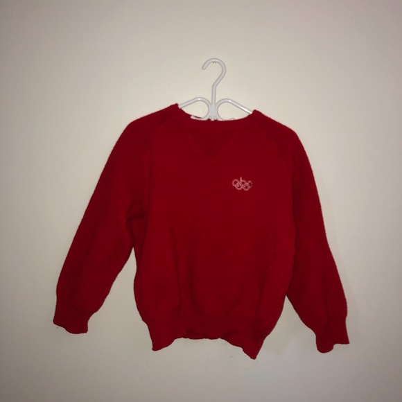 Vintage 1988 XV Olympic Winter Games Calgary Official Knit Wool Sweater Unisex - Picture 2 of 4